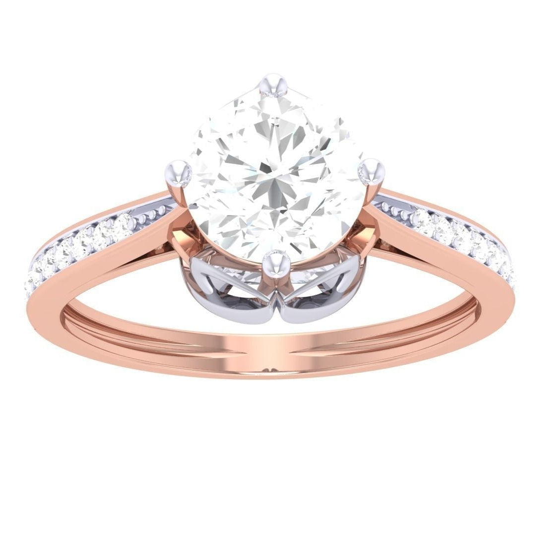 Spinelle Omega Diamond Ring