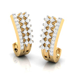 Spinelle Ruby Diamond Earrings