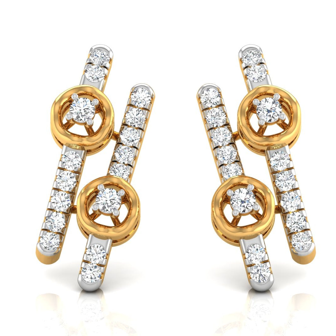 Spinelle Emery Diamond Earrings