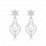 Spinelle Rose Diamond Earrings