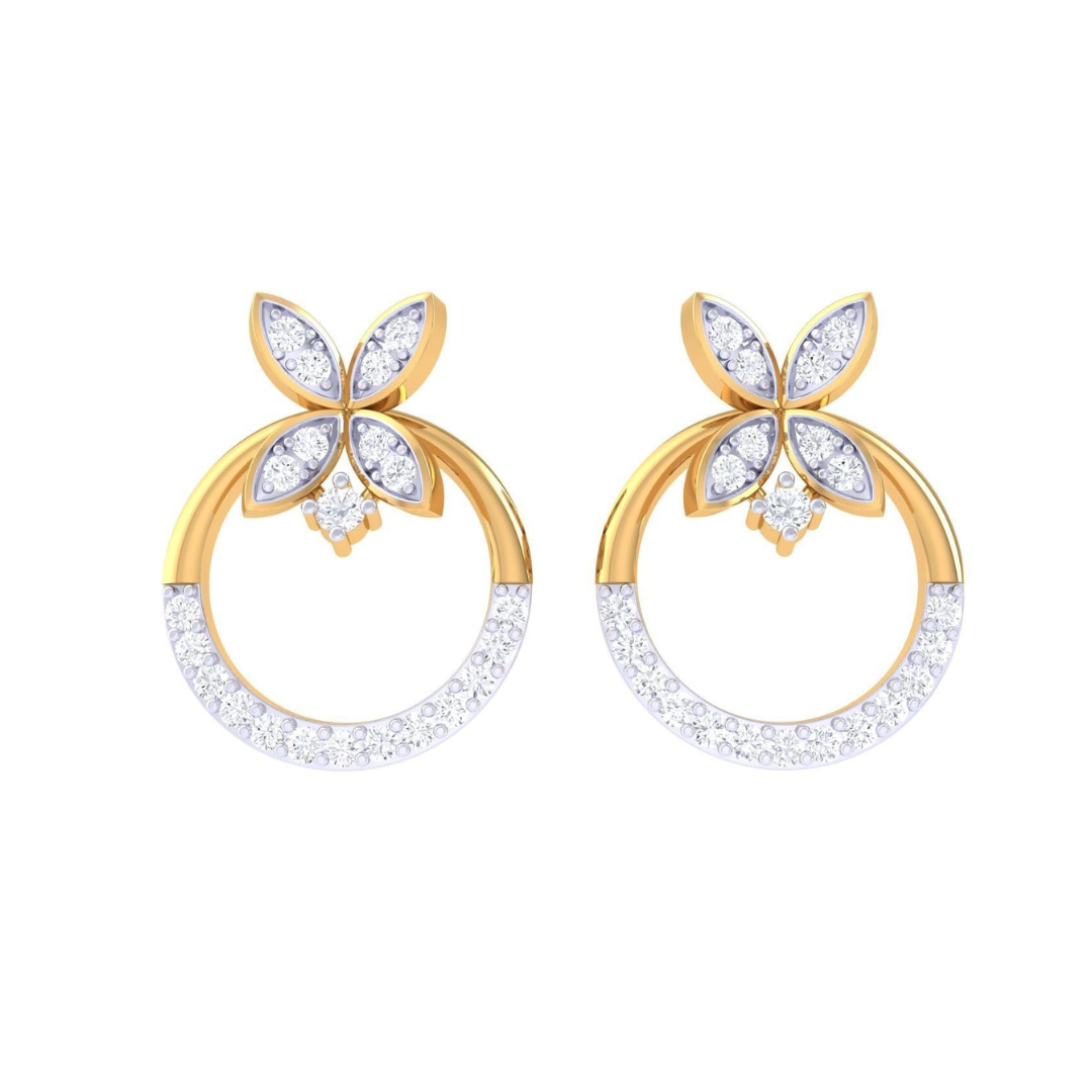 Spinelle Giovanna Diamond Earing