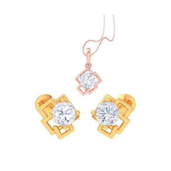 Spinelle Airis Diamond Pendant Set