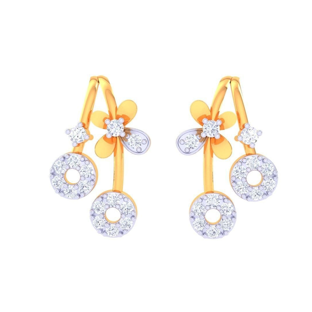 Spinelle Emma Diamond Earing