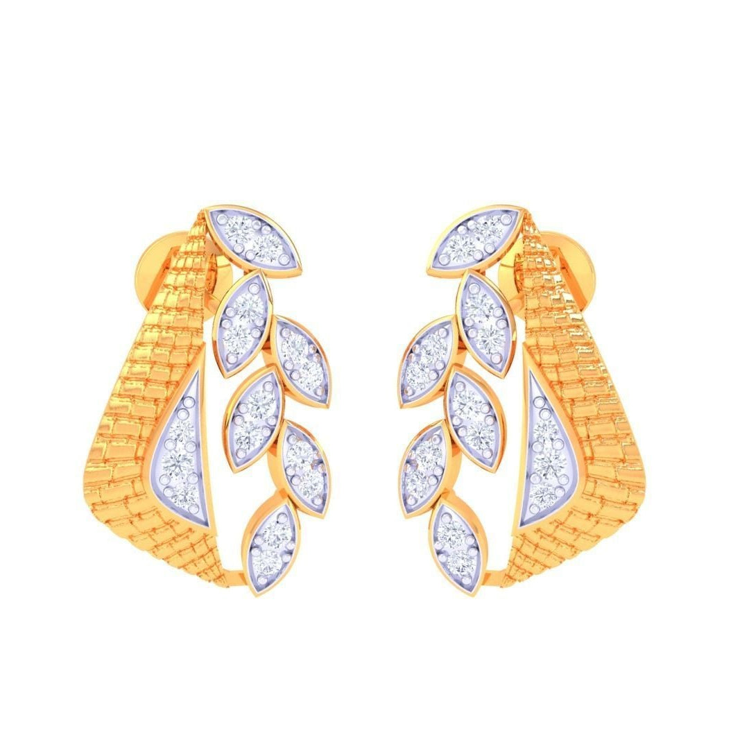 Spinelle Violetta Diamond Earing
