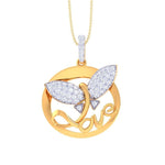Spinelle Luna Diamond Pendant
