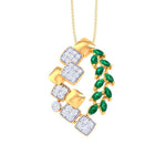 Spinelle Celesta Diamond Pendant
