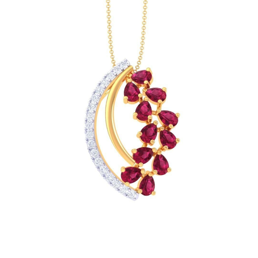 Spinelle Ana Diamond Pendant