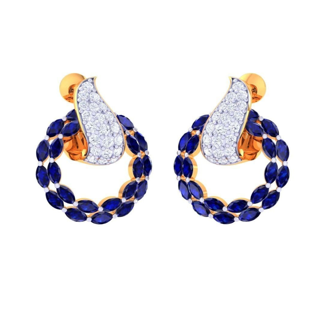 Spinelle Hazel Diamond Earing