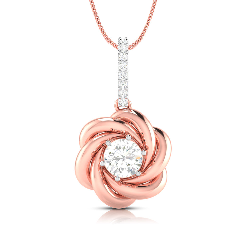 Spinelle Alyssa Diamond Pendant Set