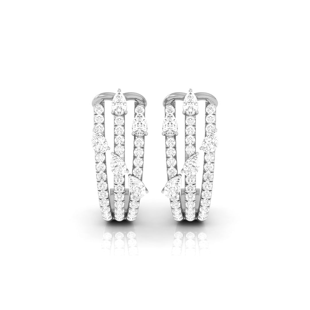 Spinelle Clementine Diamond Earrings