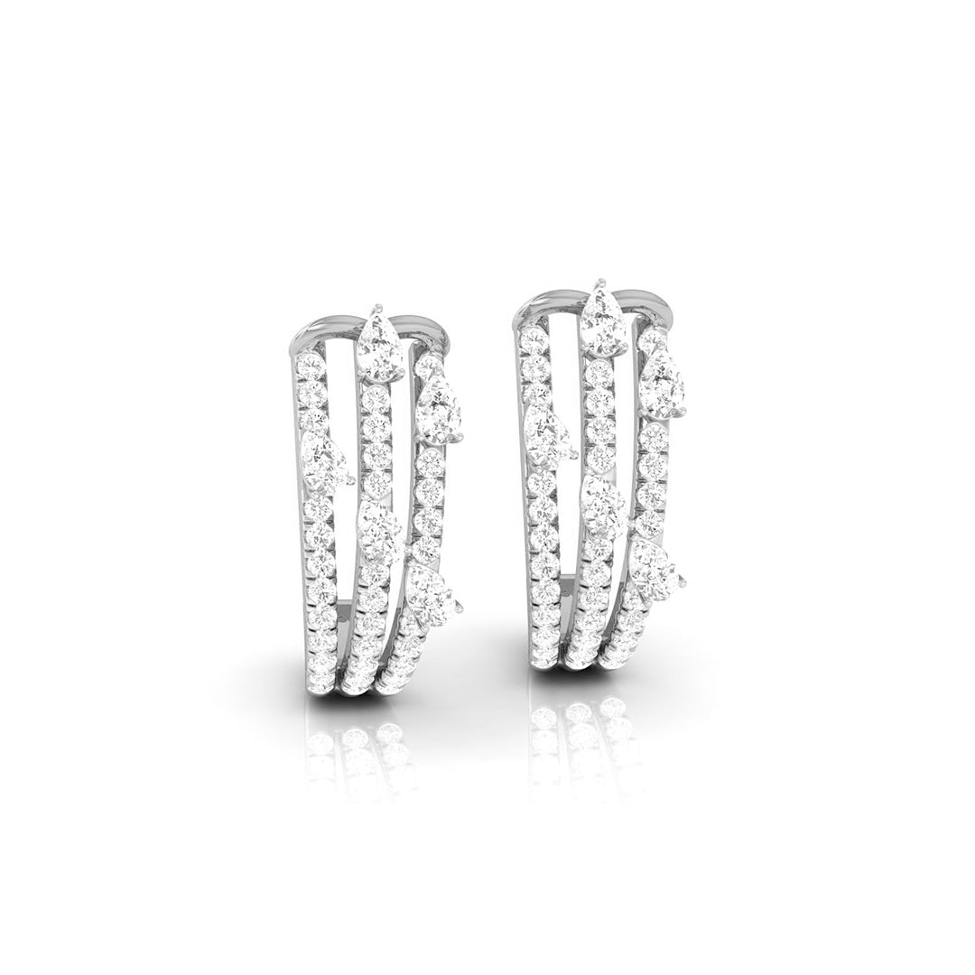 Spinelle Clementine Diamond Earrings