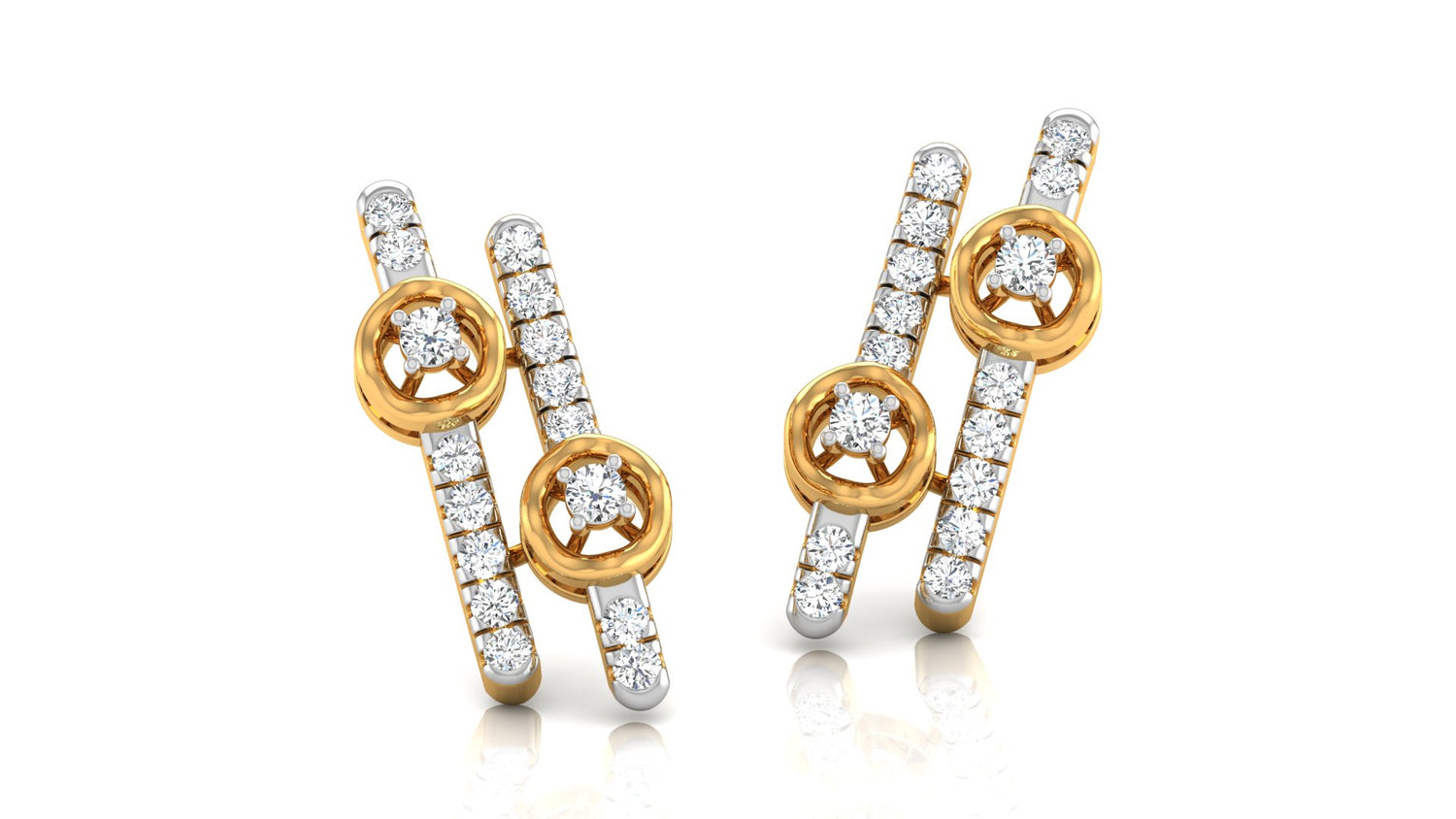 Spinelle Emery Diamond Earrings