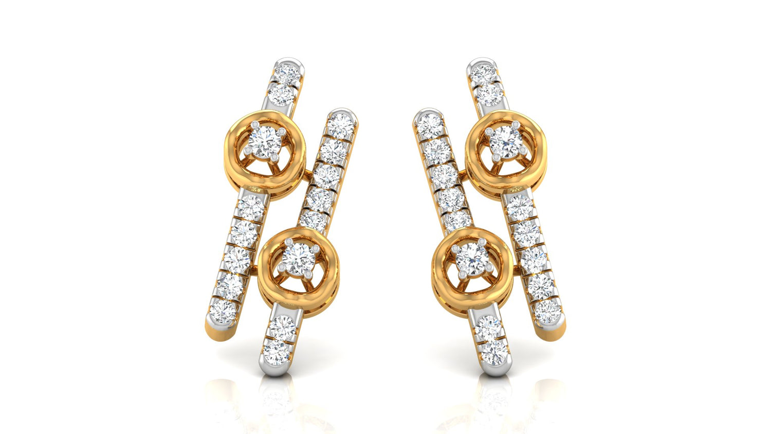 Spinelle Emery Diamond Earrings