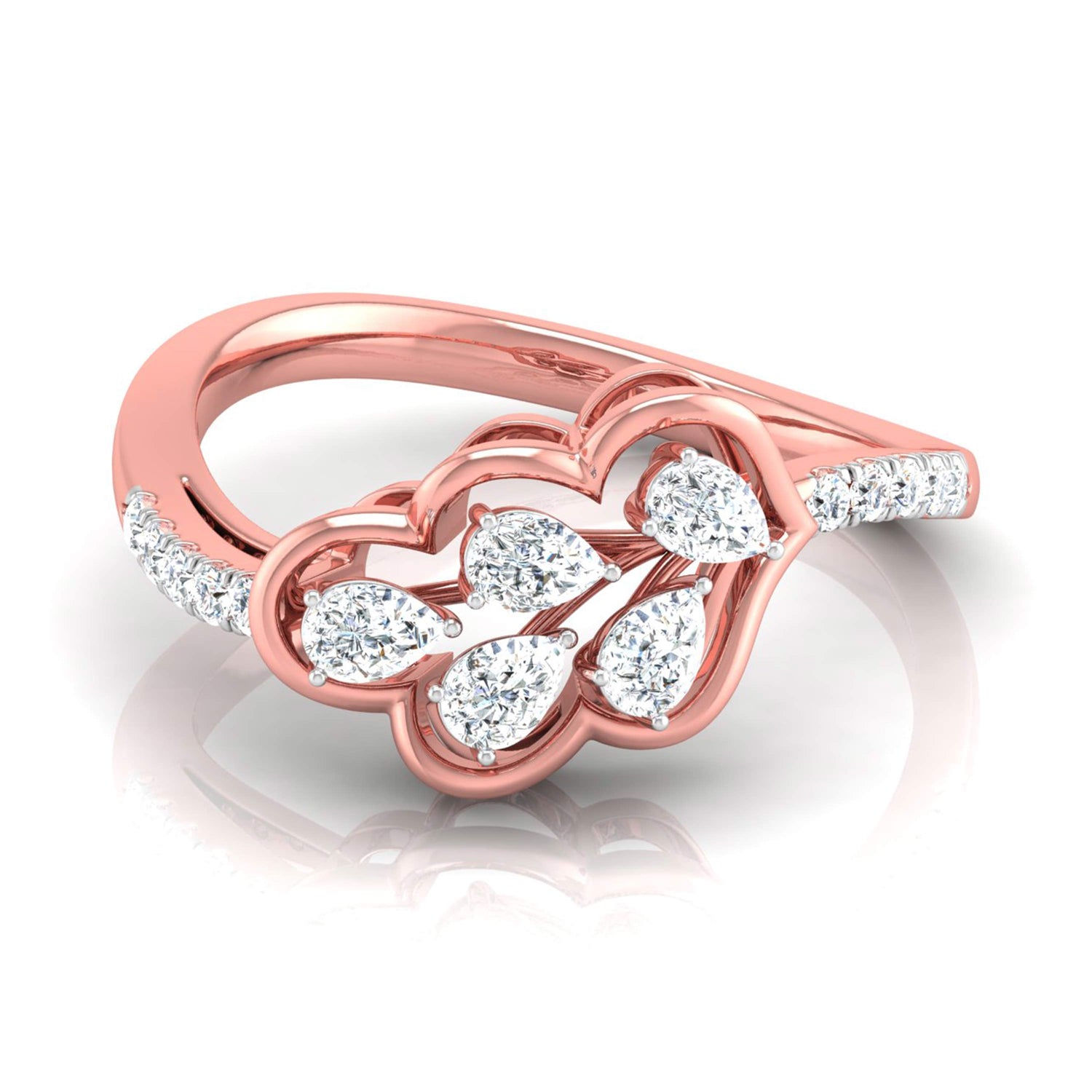 Spinelle Jasmine Diamond Ladies Rings