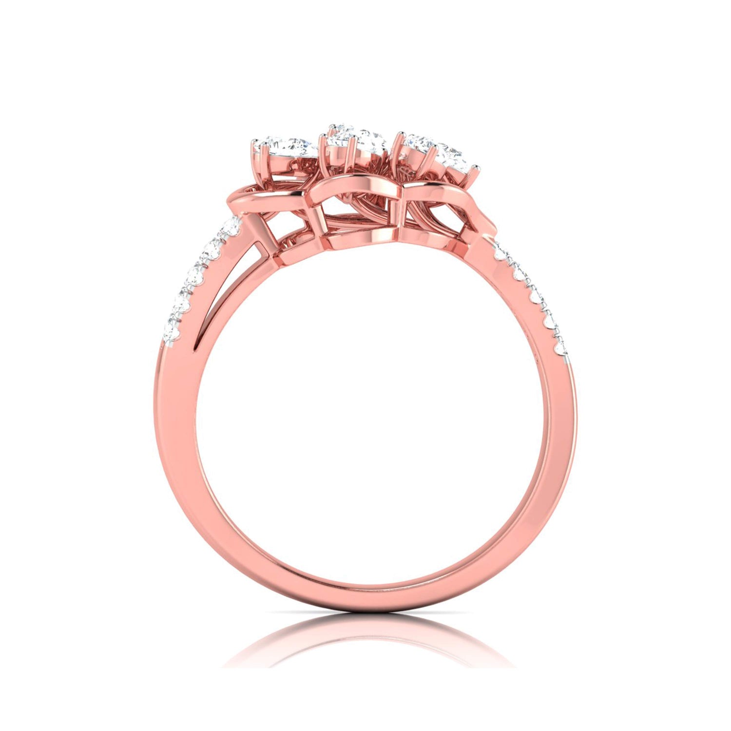 Spinelle Jasmine Diamond Ladies Rings