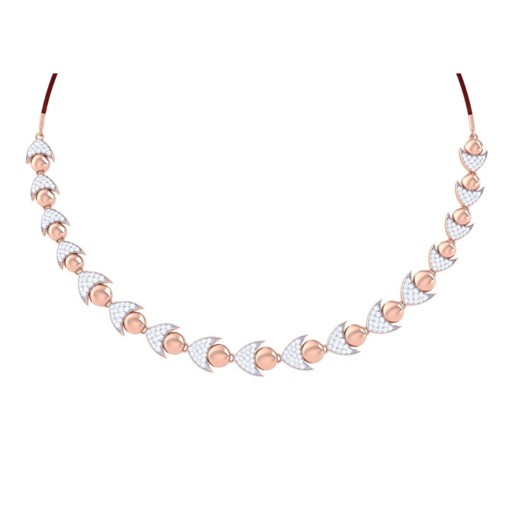 Spinelle Journey Diamond Necklace
