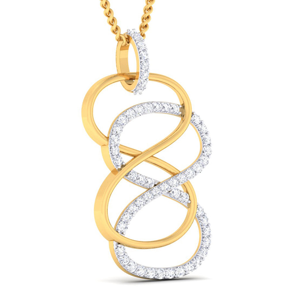 Spinelle Zavian Diamond Pendant Sets