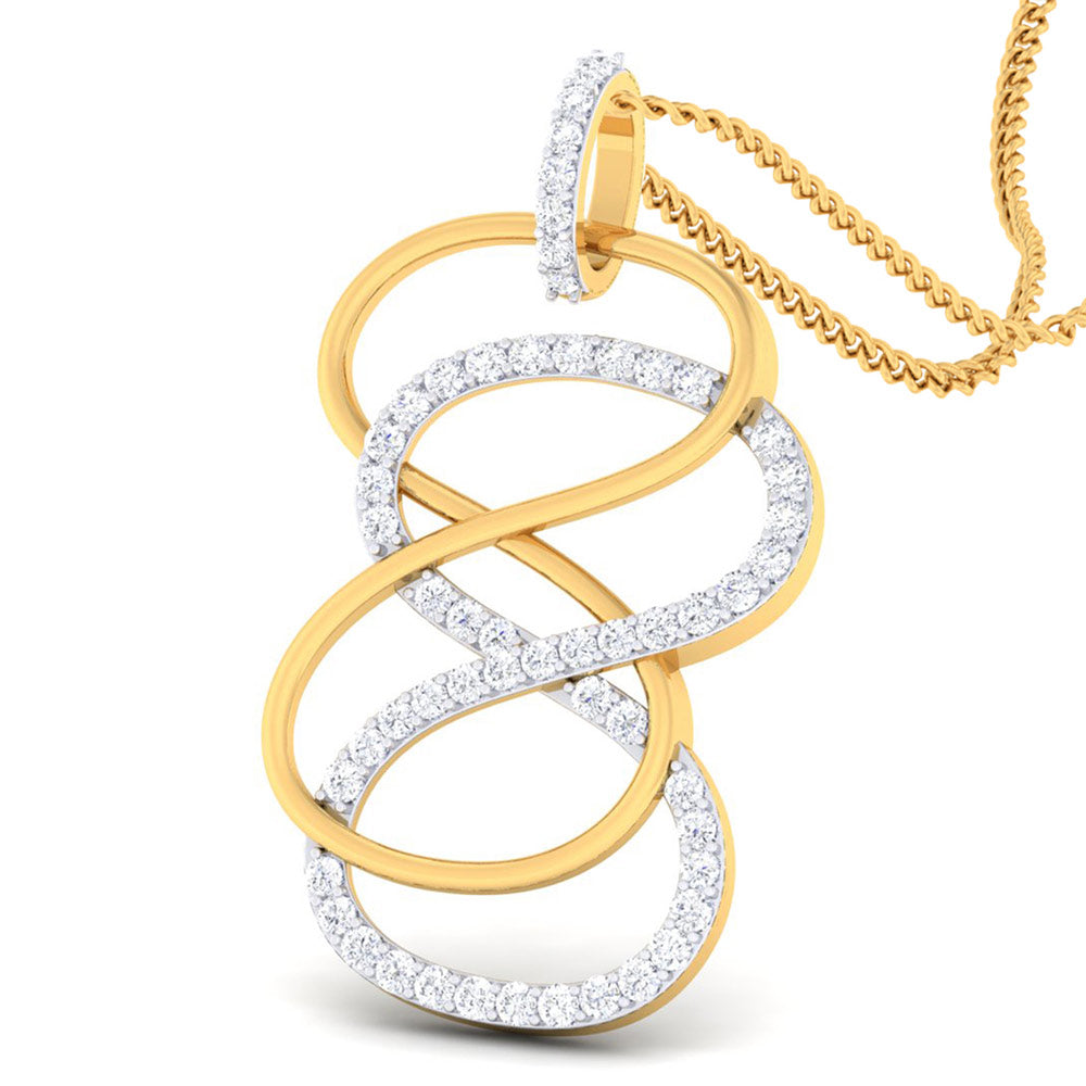 Spinelle Zavian Diamond Pendant Sets