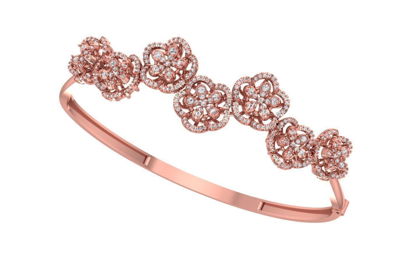 Spinelle Clementine Diamond Bracelet