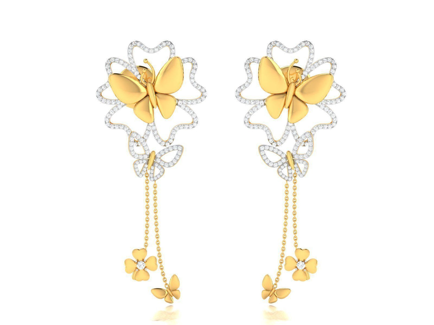 Spinelle July Diamond Earrings