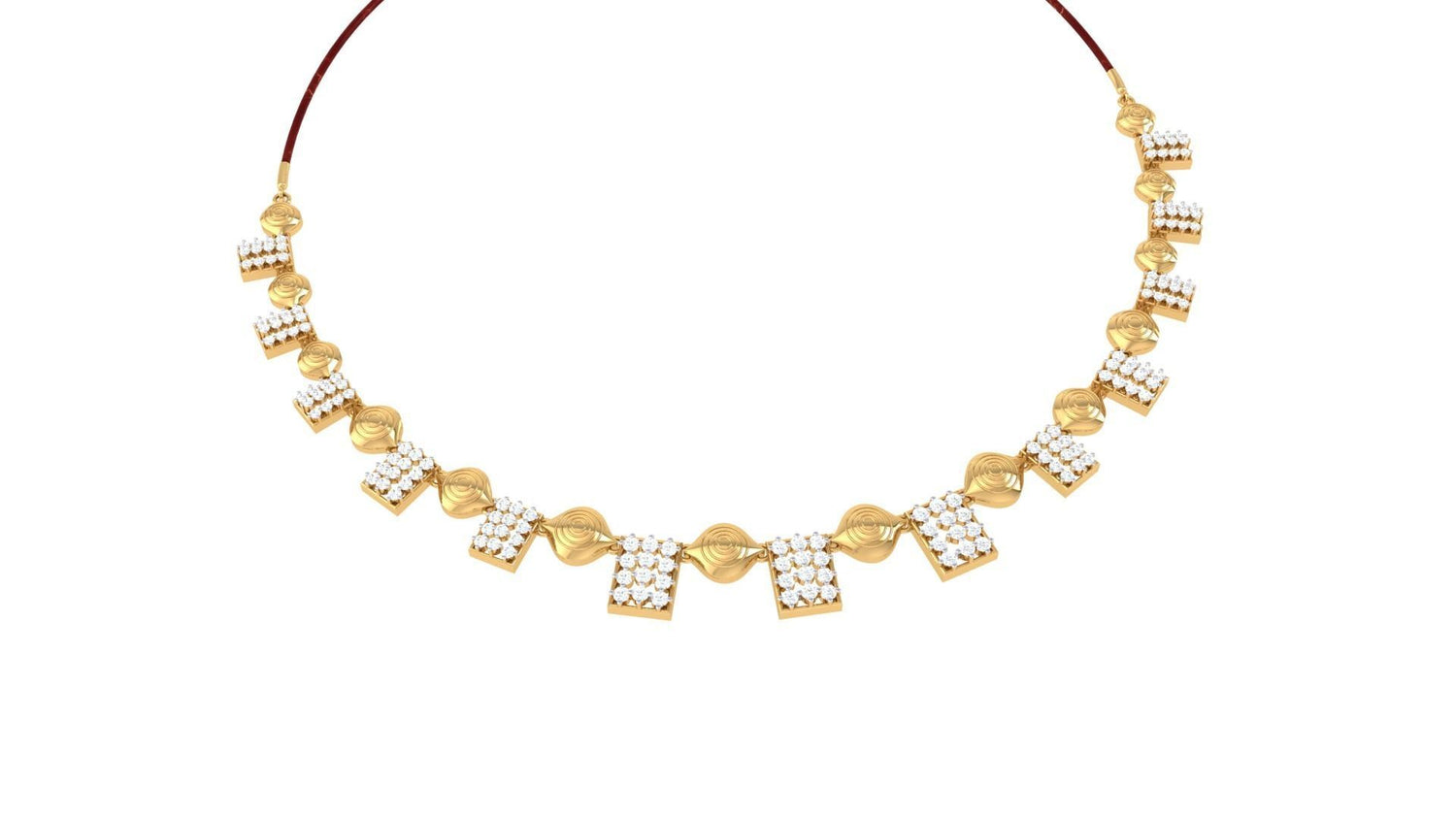 Spinelle Vanessa Diamond Necklace