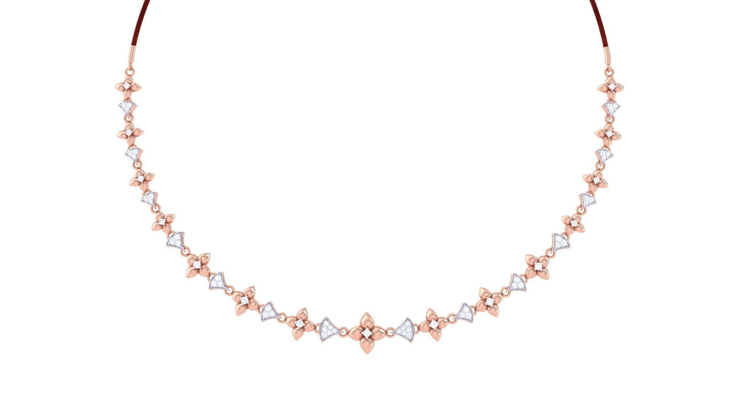 Spinelle Angelina Diamond Necklace