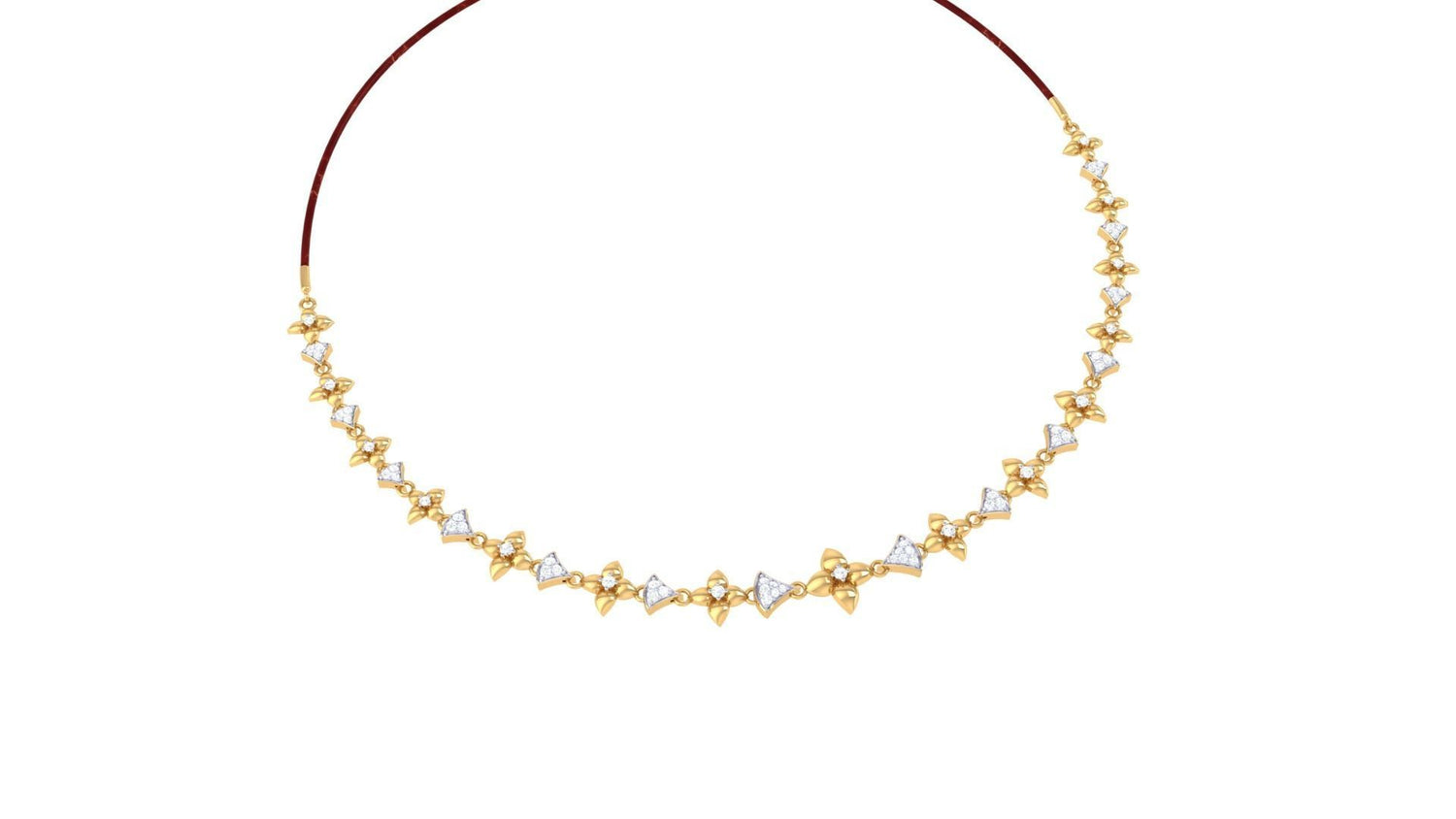 Spinelle Angelina Diamond Necklace