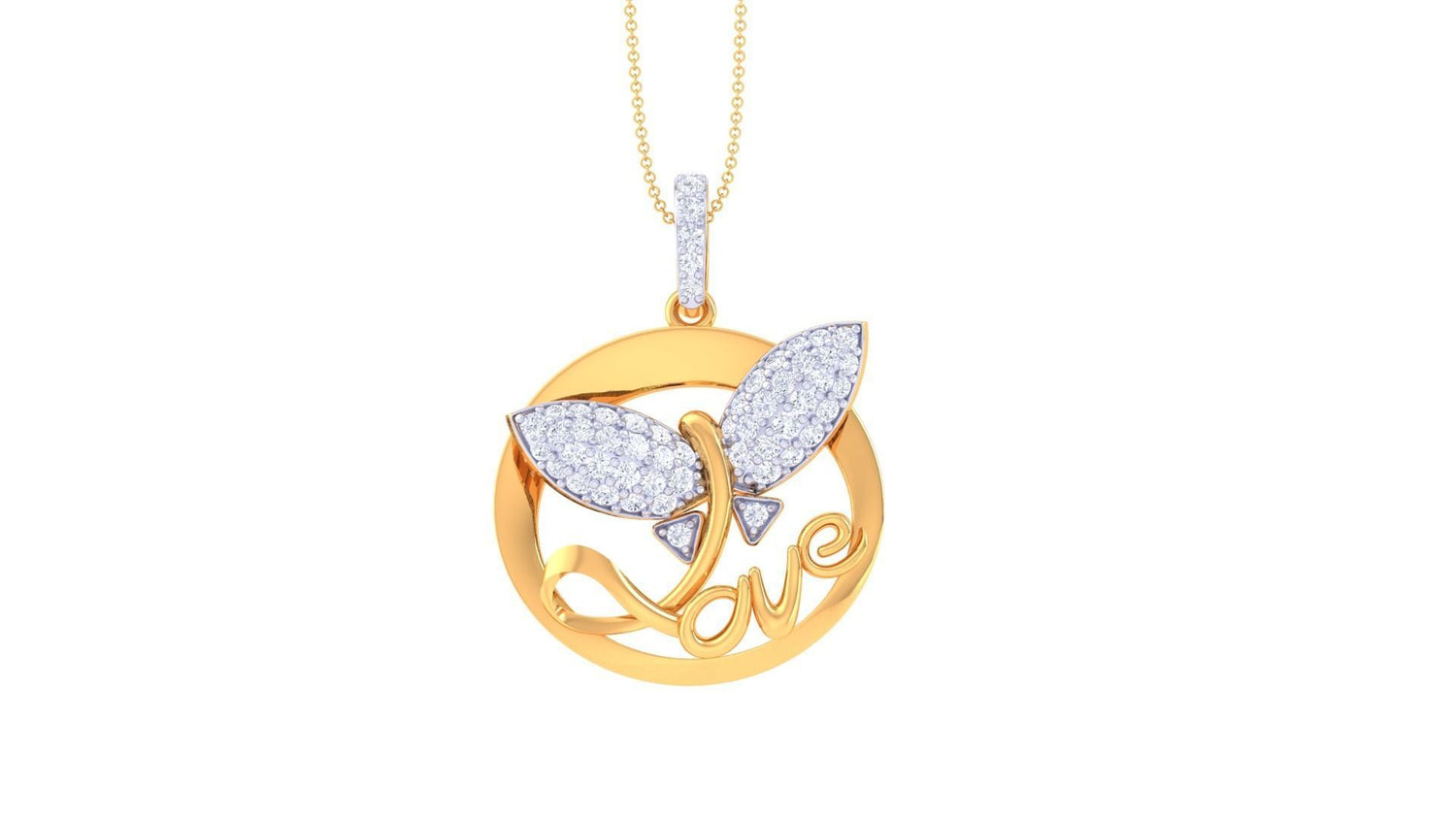 Spinelle Luna Diamond Pendant