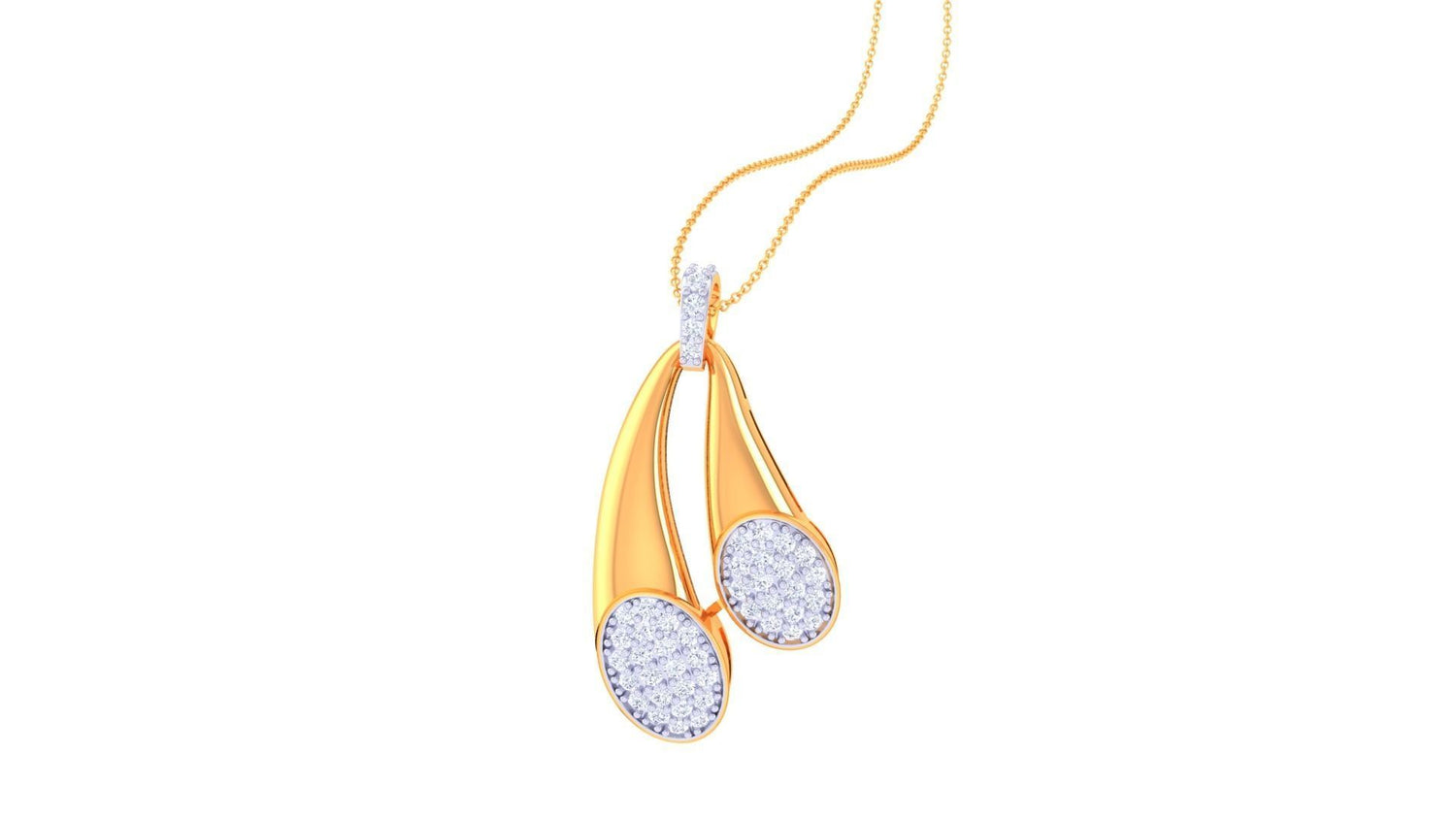 Spinelle Elizabeth Diamond Pendant