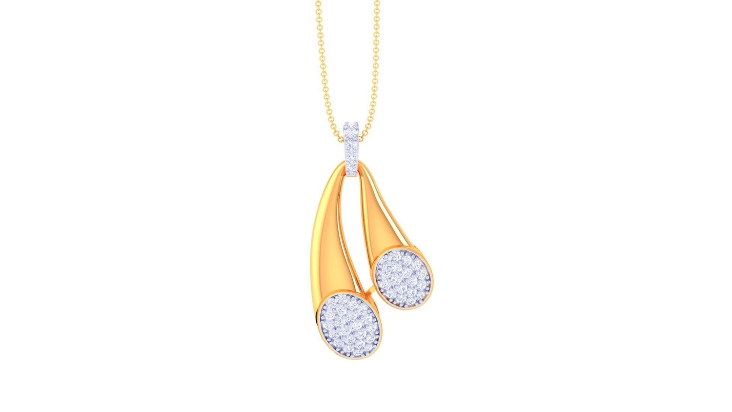 Spinelle Elizabeth Diamond Pendant