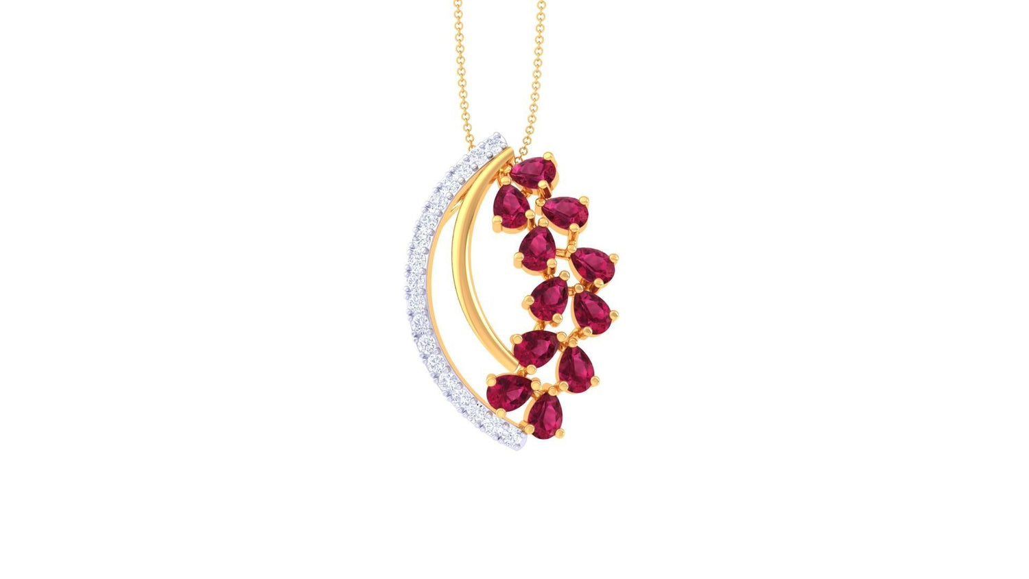 Spinelle Ana Diamond Pendant